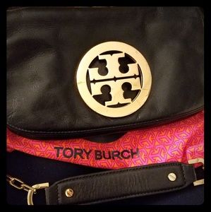Tory Burch Gold logo Purse